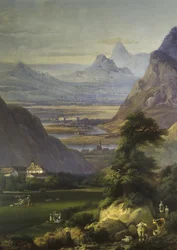 Landschaft bei Kamük, 1850er Jahre